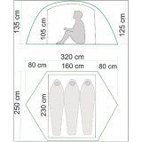 Dimensions - Barents Outdoor Stetind 3 Ultralight