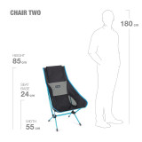 Dimensions Helinox Chair Two