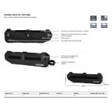 Dimensions Sacoche Ortlieb Frame-Pack RC Toptube Noir