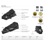 Dimensions Sacoche de selle Ortlieb Seat-Pack