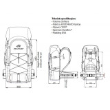 Dimensions Sac à dos pour pulkas Fjellpulken Backpack 35