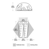 Dimensions Tente Big Agnes Salt Creek SL2