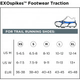 Dimensions Crampons Kahtoola Exospikes