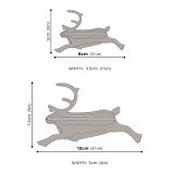 Dimensions Renne en bois Lovi Reindeer
