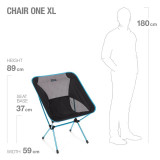 Dimensions Helinox Chair One XL