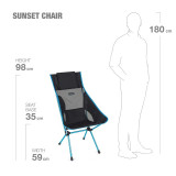 Dimensions Helinox Sunset Chair
