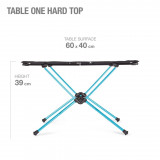 Dimensions Helinox Table One Hard Top