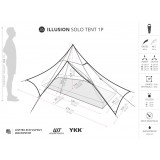 Dimensions Liteway Illusion Solo Tent