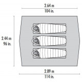 Dimensions Msr Thru-Hiker 70 Wing