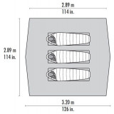 Dimensions Msr Thru-Hiker 100 Wing