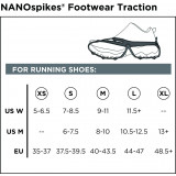Dimensions Crampons Kahtoola Nanospikes