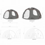 Dimensions Nortent Gamme 4 Tent