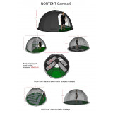 Dimensions Nortent Gamme 6 Tent
