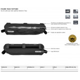 Dimensions Sacoche Ortlieb Frame-Pack Toptube Noir
