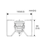 Dimensions Réchaud multicombustible Soto StormBreaker : essence et gaz