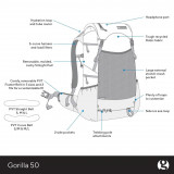 Dimensions Gossamer Gorilla 50 Ultralight Backpack