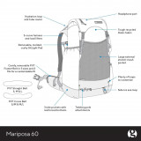 Dimensions Gossamer Mariposa 60 Backpack