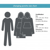 Dimensions PackTowl Changing Poncho