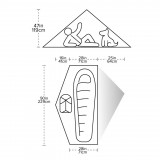 Dimensions Big Agnes String Ridge VST 1.5