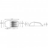 dimensions Helsport Lofoten X-Trem 3 Camp
