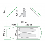 Dimensions Tente Barents South Pole 2 Polar