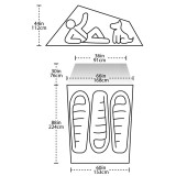 Dimensions  Big Agnes C Bar 3