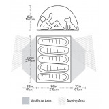 Dimensions Big Agnes Copper Spur HV UL5