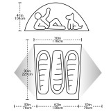 Dimensions Big Agnes Copper Spur HV3 Expedition