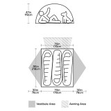 Dimensions Tente Big Agnes Salt Creek SL3