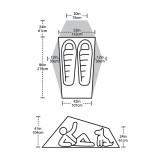 Dimensions Tente Big Agnes Seedhouse SL 2