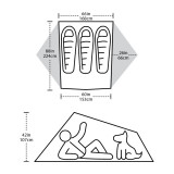 Dimensions Big Agnes Tiger Wall 2 Platinum