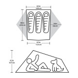 Dimensions Big Agnes Tiger Wall 3 Platinum