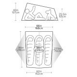 Dimensions Big Agnes Tiger Wall UL3