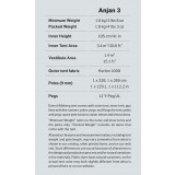 Dimensions Hilleberg Anjan 3