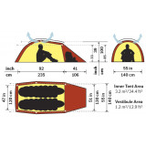 Dimensions Hilleberg Jannu