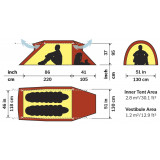 Dimensions Hilleberg Nammatj 2