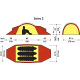 Dimensions Hilleberg Saivo 3