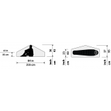 Dimensions Chambre intérieure Hilleberg Enan Mesh Inner Tent