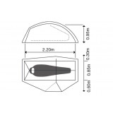 Dimensions Exped Cassira 1