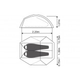 Dimensions Exped Cassira 2