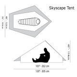 Dimensions Tente Six Moon Designs Skyscape Trekker