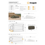 Dimensions tente Snugpak Ionosphère