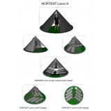 Dimensions Nortent Lavvo 6 PC Tent