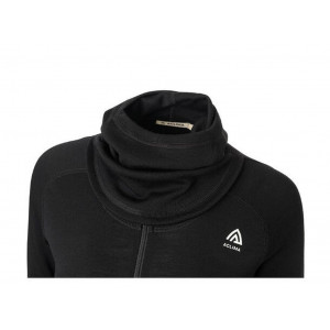 Combinaison avec cagoule 100 % laine mérinos Aclima WarmWool Overall Woman-Noir