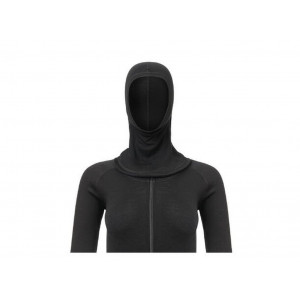 Combinaison avec cagoule 100 % laine mérinos Aclima WarmWool Overall Woman-Noir