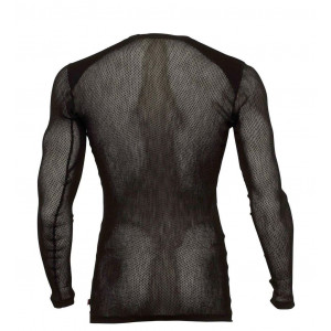 Sous vêtement ultra léger et respirant Aclima WoolNet Light Crew Neck Man-Noir