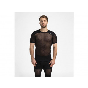 Sous-vêtement ultraléger Aclima WoolNet Light T-Shirt Man-Noir