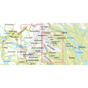Jäkkvik-Ammarnäs 1:75 000