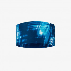 Buff CoolNet UV Wide Headband - Attel Blue
