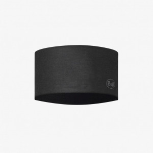 Buff CoolNet UV Wide Headband - Solid Black